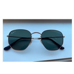 Rayban Hexagonal sunglasses, NEAR NEW